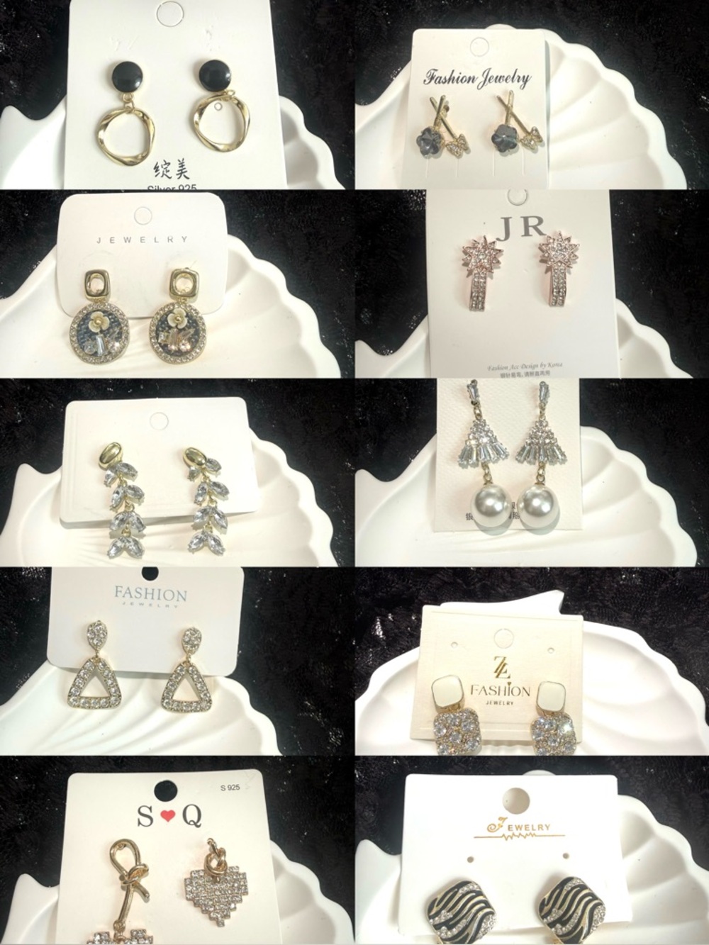 New bundle Earrings Set ladies men women 10 pairs#217